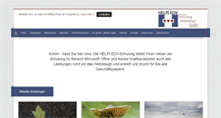Desktop Screenshot of help-edv-schulung.de