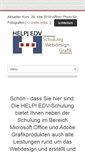 Mobile Screenshot of help-edv-schulung.de