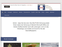 Tablet Screenshot of help-edv-schulung.de